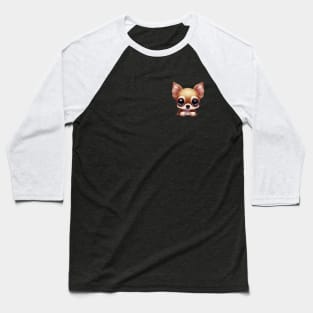 Small Version - Charming Chihuahua Baseball T-Shirt